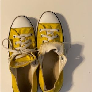 Yellow converse
